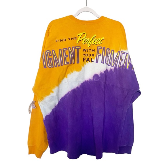 Disney Tops - WDW EPCOT Festival Of The Arts Figment Pigment Colorblock Spirit Jersey XL NWT